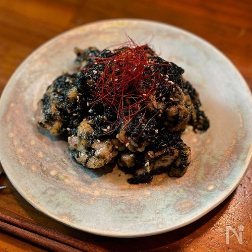 焼いて和えるだけ。家中のご飯が消える【鶏モモの海苔和え】