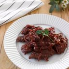 フライパンでつくる！豚肉のワイン煮♪ケチャップで簡単！