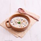 かつおだし香る椎茸のクラムチャウダー