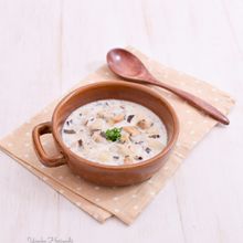 かつおだし香る椎茸のクラムチャウダー