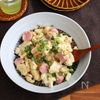 包丁不要！白だしで簡単♪「豆腐とギョニソのチャンプルー」の工程3