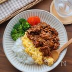 進化系カフェ飯♡とろたまバーグライス