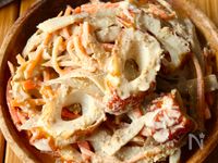 レンジで5分！【ちくわとごぼうの和風胡麻マヨサラダ】