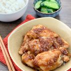 こってり×さっぱり♪鶏もも肉の梅照り焼き【フライパン一つで】