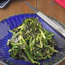 レンチン2分で♪箸が止まらない水菜のチョレギサラダ