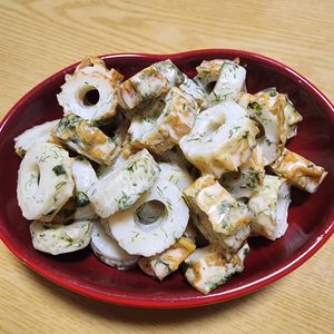 ナムディの作ってみた!投稿(3分で爆速おかず♩ちくわの磯辺あえ)