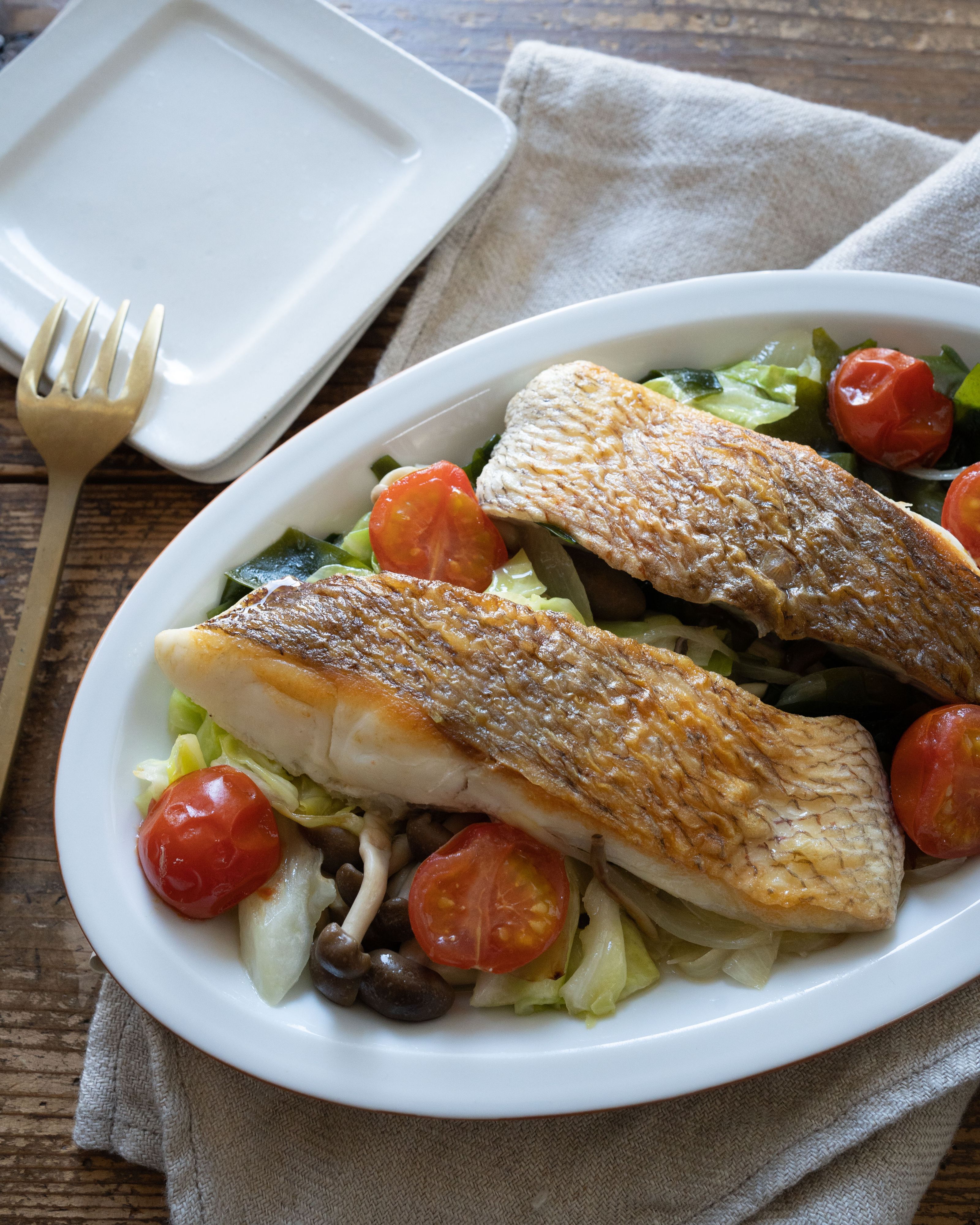 やなかはま 切り身魚でお手軽につくるアクアパッツァ | レシピサイトNadia