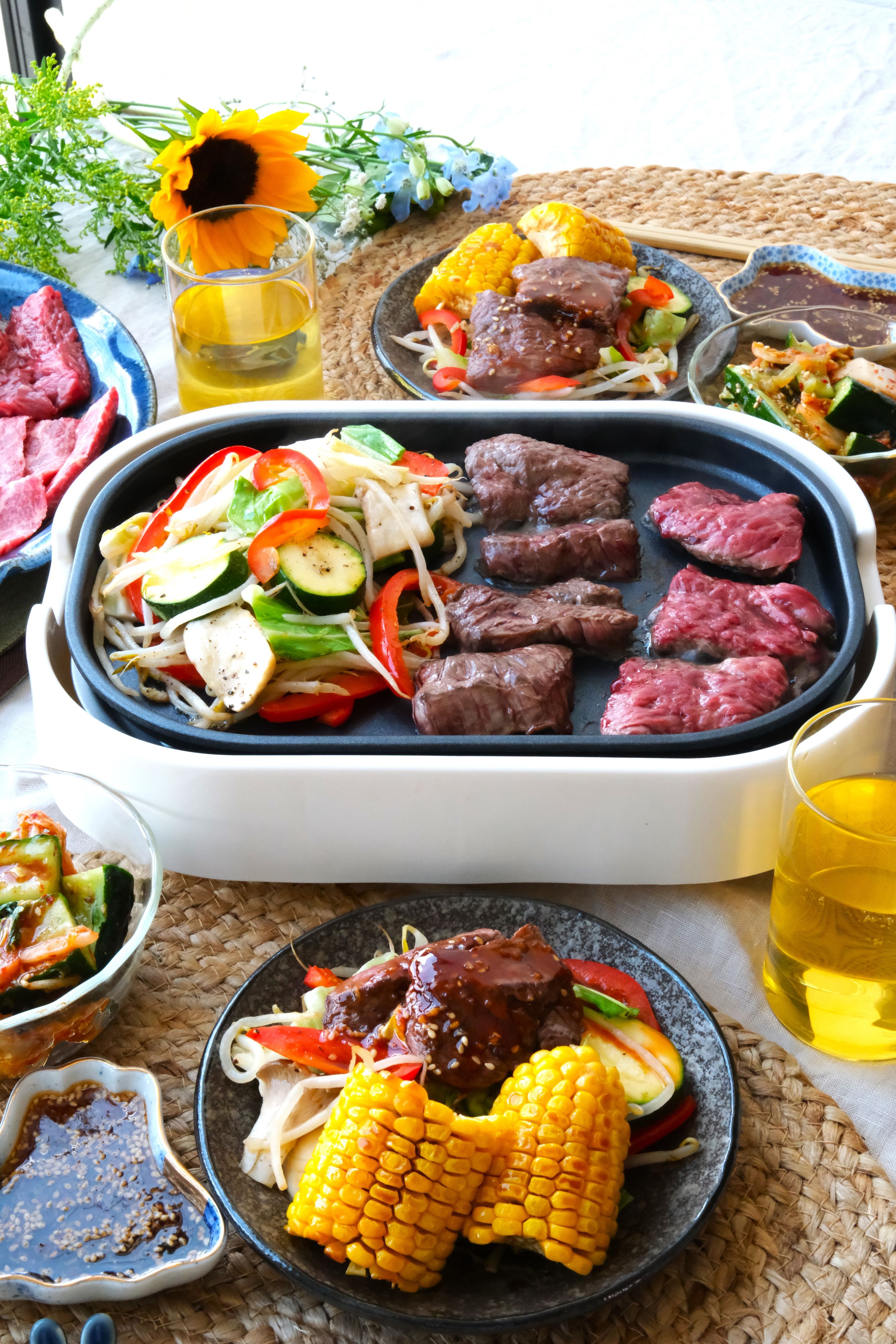 夏野菜たっぷり韓国風焼き肉】週末ランチやおうちパーティーに