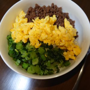 ﾆﾅﾐの作ってみた!投稿(鈴木家のおいしい三食丼)