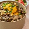 10分で完成!【牛ごぼう卵丼】