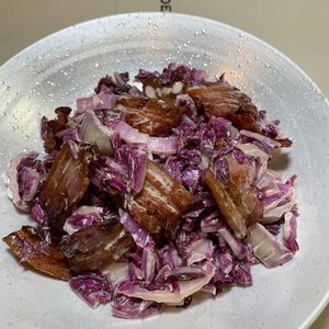楽ラク手抜キッチン🐶🐾の作ってみた!投稿(【白菜とベーコンの旨マヨサラダ】抱えて食べたい♪やみつきの味)