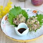 あじのたたきおぼろ昆布和え 