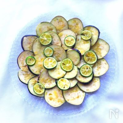 *水なすとすだちのカルパッチョ*