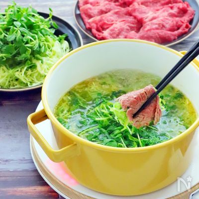 アホバカ鍋～アヒージョ牛しゃぶ～