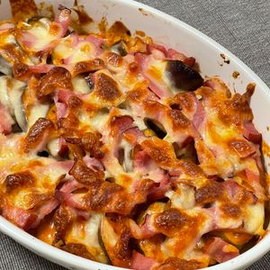 michuの作ってみた!投稿(【とろ〜り♡茄子とベーコンのチーズ焼き】トースターで簡単！)