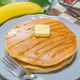【バナナホットケーキ】混ぜて焼くだけ！バナナの香りが最高！