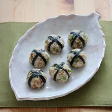 ししとう炒めのベジむすび