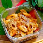 【根菜でサクッと作り置き!!】れんこんとちくわの和風和え