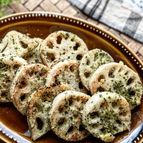 《10分おつまみ》のり塩チーズたっぷりの焼き蓮根