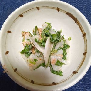 RON♪RONの作ってみた!投稿(美味しい！箸休めにならない箸休め♡小かぶらのおかか梅マヨ和え)