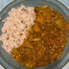 おかか昆布🍙の作ってみた!投稿(夏に食べたい!絶品カレー☆『ひき肉のゴロっと夏野菜カレー』)