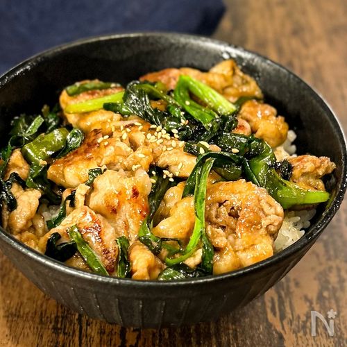 【にら豚丼】材料2つでガッツリご飯泥棒