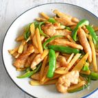 【ご飯が進む】じゃがいもピーマン鶏肉炒め