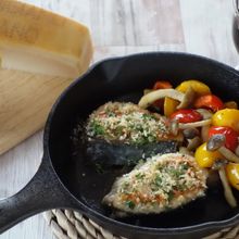 さわらのソテー、パルミジャーノ＆パン粉焼き