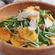 デパ地下にはもう寄らない！水菜と柿とチキンのデリ風サラダ
