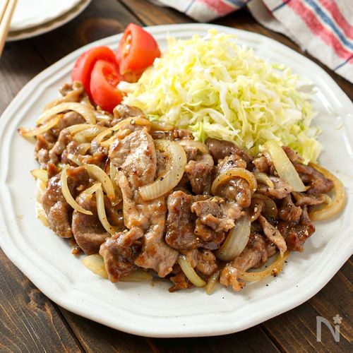 【天才的に旨い♡豚こまと玉ねぎのバターポン酢】お弁当にも◎