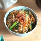 お手軽ワンパンレシピ！絶品ビビンバ丼！