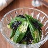 レンジで1分【オクラと海苔のナムル】