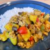 わいワインの作ってみた!投稿(ルー不要♪【夏野菜ドライカレー】ワンパンで簡単！)