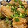 とーるじーじの作ってみた!投稿(味染み美味!鶏もも肉と菊芋、こんにゃくの煮物)