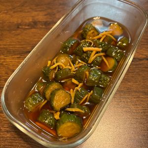 なつの作ってみた!投稿(チンして漬けるだけ！ご飯がすすむ「きゅうりのポリポリ漬け」)