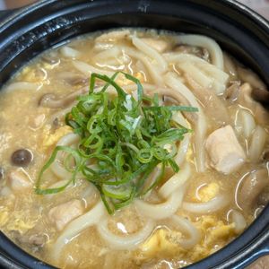 まゆのの作ってみた!投稿(汁まで飲み干す美味しさ♡『鶏ときのこのかきたまうどん』)