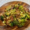 楽ラク手抜キッチン🐶🐾の作ってみた!投稿(ブロッコリーと豚肉のねぎだれ温サラダ)