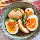 美味しすぎー！！ご飯のお供に★半熟卵の旨辛漬け