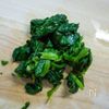 ほうれん草とベーコンのオムレツ風玉子焼きの工程1