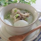 カブと鶏団子のトロトロスープ