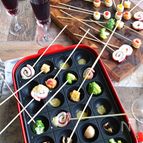 パルミジャーノフォンデュ
たこ焼き器でわいわい親子パーティー