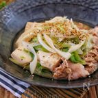 レンジで簡単！＊さっぱり甘酢の豚肉豆腐＊