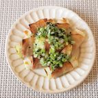 長ねぎのベーコン巻き ねぎ塩かけ