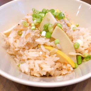 1032950の作ってみた!投稿(たけのこと桜えびの炊き込みご飯)