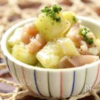 すだち香る水茄子と生ハムの前菜【簡単おつまみ】