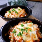 ＼キムチと豆腐とトースターで♪／豆腐のキムチチーズ焼き