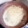 豆乳で濃厚クリーミー明太そうめんの工程1