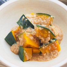 レンジで煮崩れなし。ホクホク素朴なかぼちゃのそぼろあんかけ