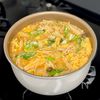 豆腐と白菜のまろやかチゲ風ふわたまスープの工程4