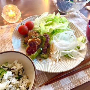 ロミミの作ってみた!投稿(【豚こまdeピーマンの肉詰め】激うま◎お箸が止まらない！)